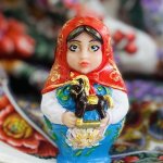 Свеча «МАТРЕШКА С ЛОШАДКОЙ»