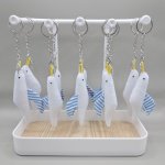 БРЕЛОК ЧАЙКА РУЧНАЯ РАБОТА