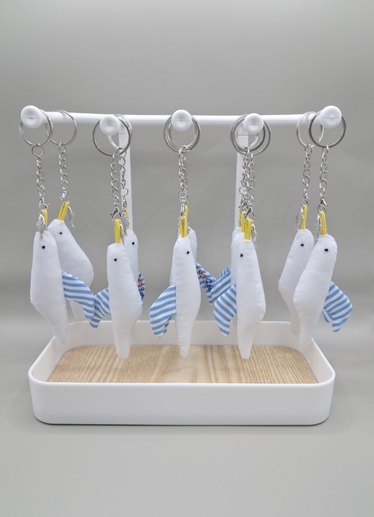 БРЕЛОК ЧАЙКА РУЧНАЯ РАБОТА