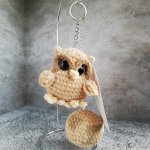 Брелок «Сова с планетой»