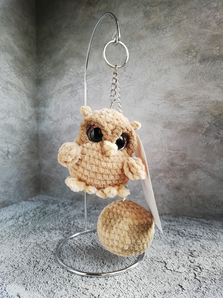 Брелок «Сова с планетой»