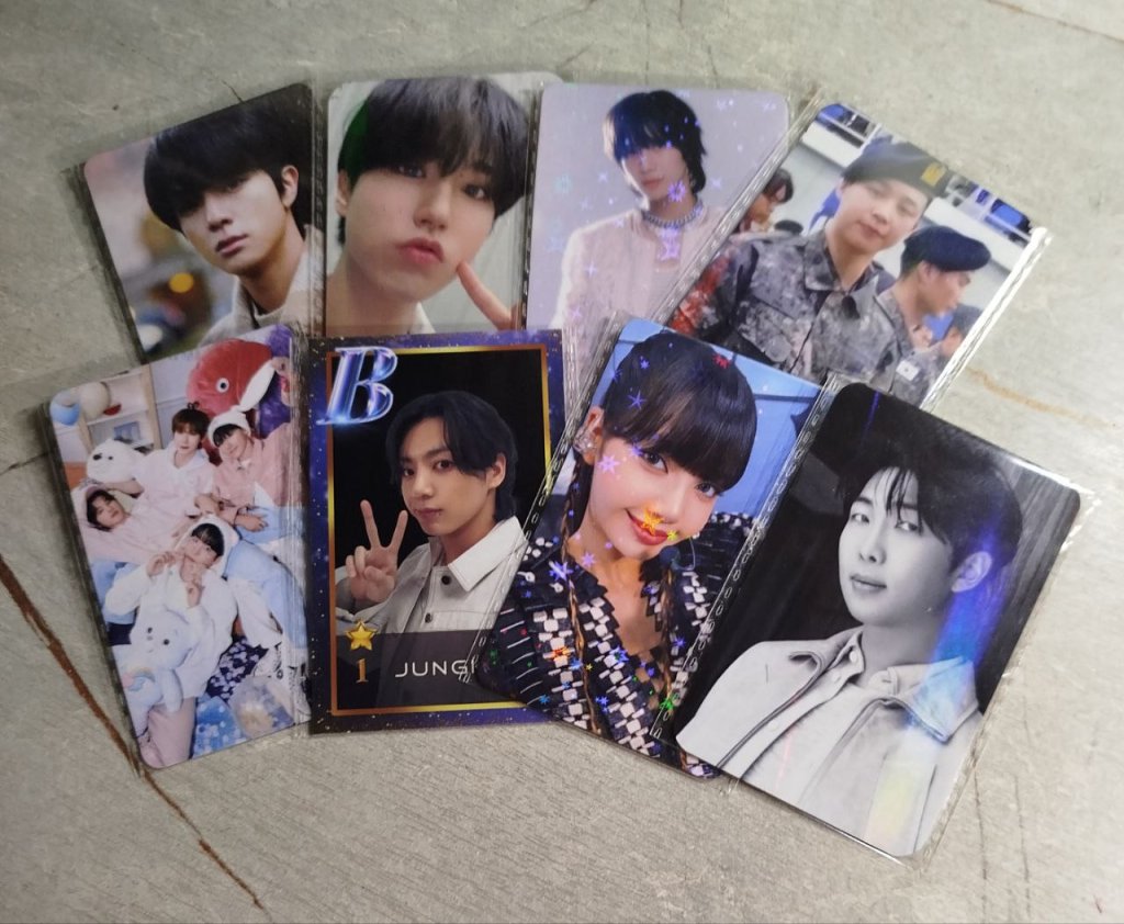 карточки k-pop