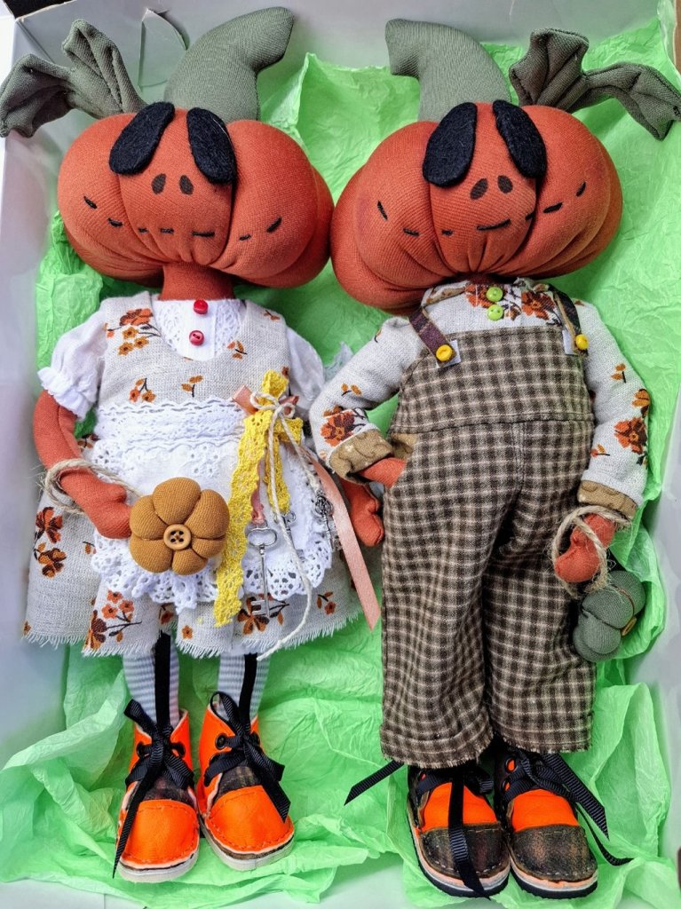 Куклы тыквы