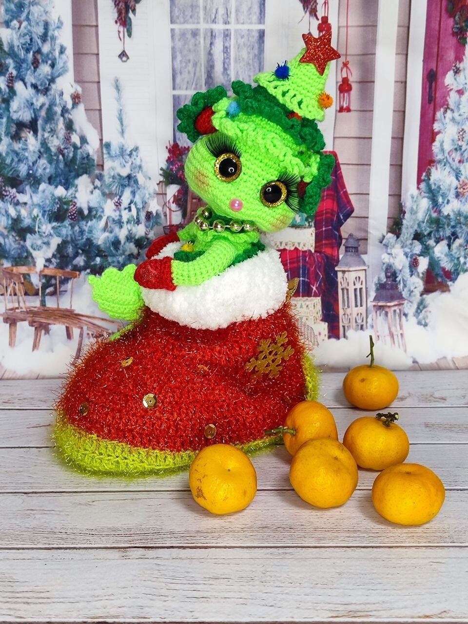 Новогодняя Ёлочка в сапожке