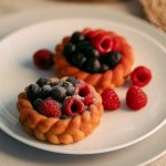 Булочка с ягодами