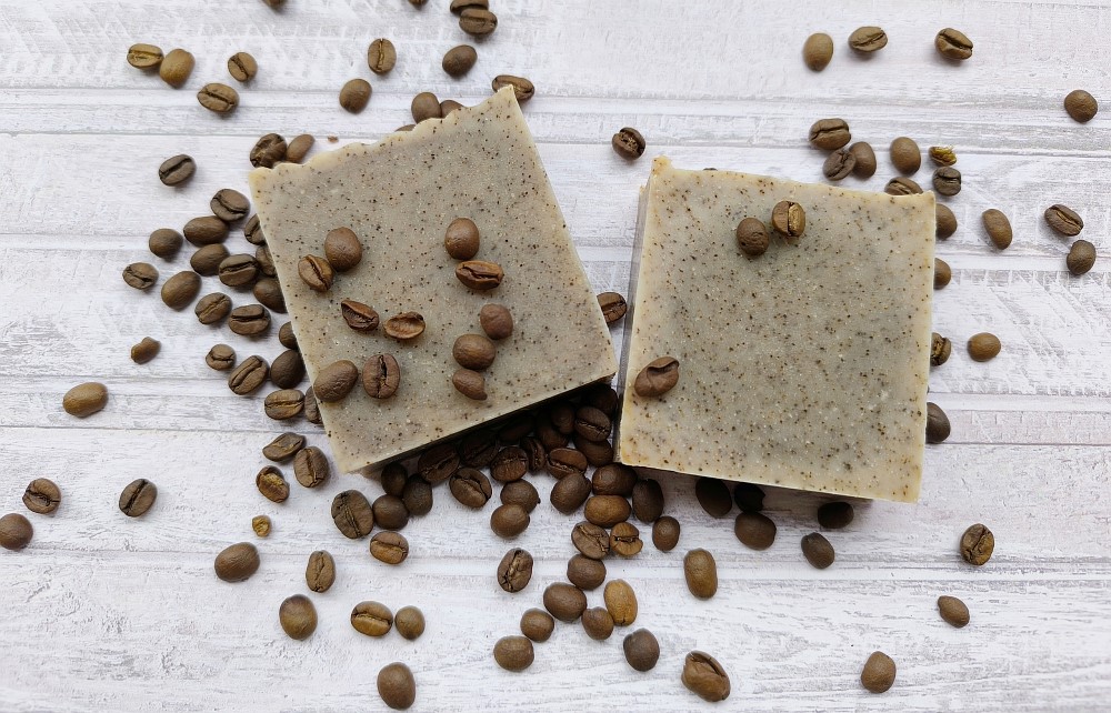 Кофейное мыло-скраб