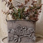 кашпо для цветов с птичками