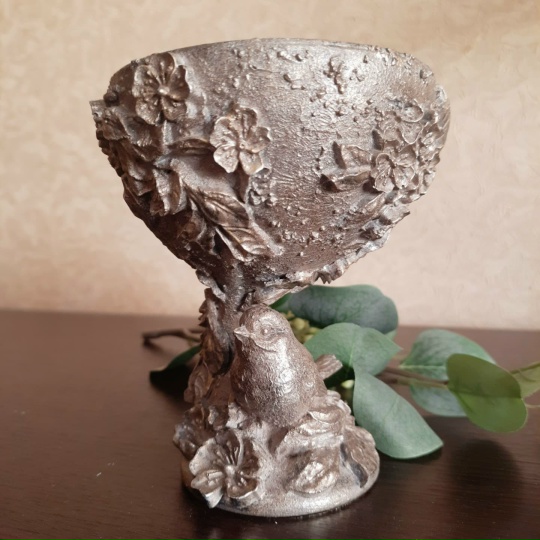 Подсвечник с птичкой