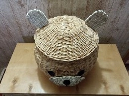 Плетеная корзина «Мишка»