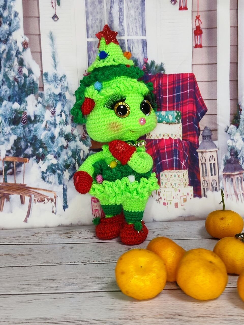 Новогодняя Ёлочка в сапожке