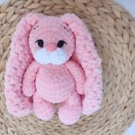 Зайка вязаный