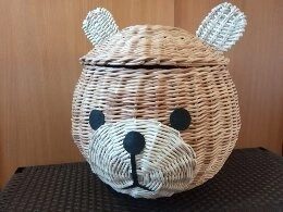Плетеная корзина «Мишка»