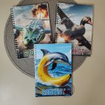 Блокнот в клетку с итальянскими мемами