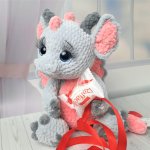 Игрушка плюшевая Дракон