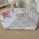 Косметичка с полукруглым верхом малая