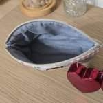 Косметичка с полукруглым верхом малая