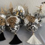 Набор новогодних украшений с танцующей балериной