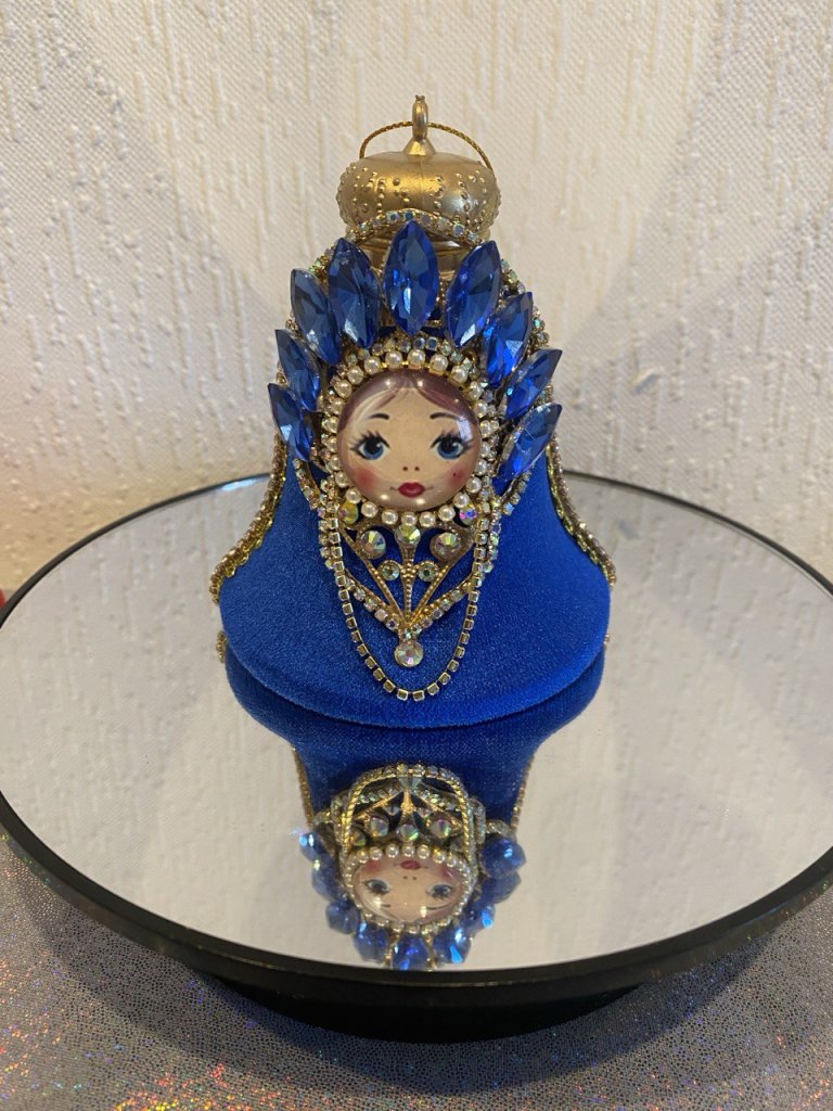 Новогодняя игрушка Матрешка