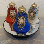 Новогодняя игрушка Матрешка