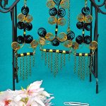 Ажурный комплект украшений квиллинг.