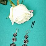 Комплект украшений квиллинг.