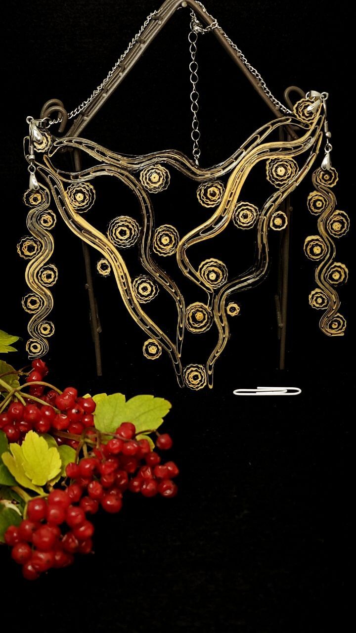 Комплект украшения квиллинг-графика.