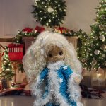 Снегурочка Кукла вязаная