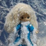 Снегурочка Кукла вязаная