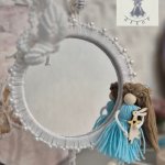 Зеркало макраме