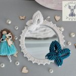 Зеркало макраме