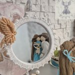 Зеркало макраме