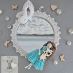 Зеркало макраме