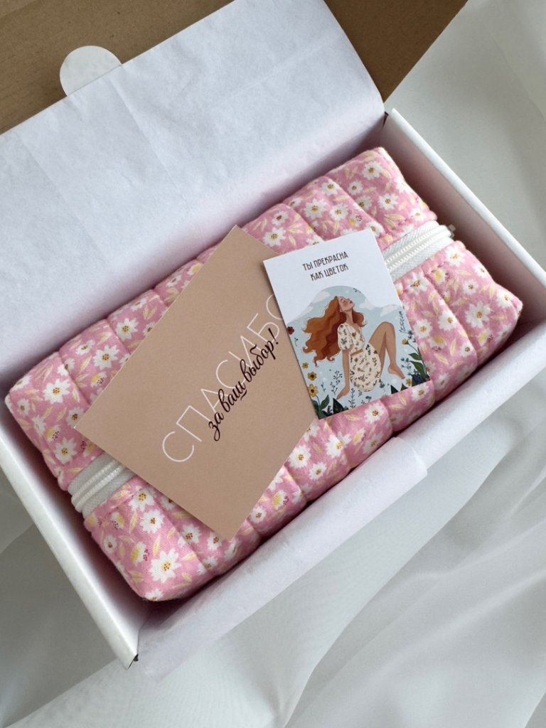 Косметичка из хлопка