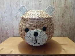 Плетеная корзина «Мишка»
