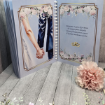 Открытка-сберкнижка на свадьбу для денег