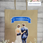 Открытка-сберкнижка на свадьбу для денег