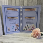 Открытка-сберкнижка на свадьбу для денег