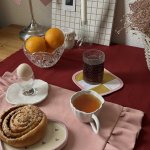 Столовая салфетка с рюшами розовая
