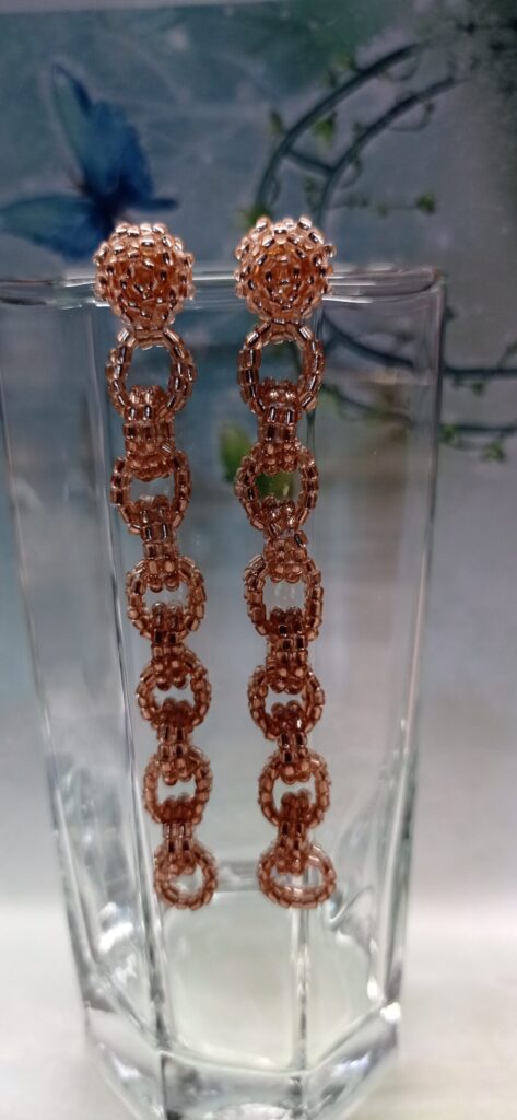 Серьги цепочки