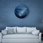 Текстурная картина Затерянный водопад