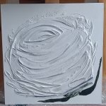 Текстурная картина Строгая роза