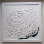 Текстурная картина Строгая роза