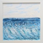 Текстурная картина Голубое море