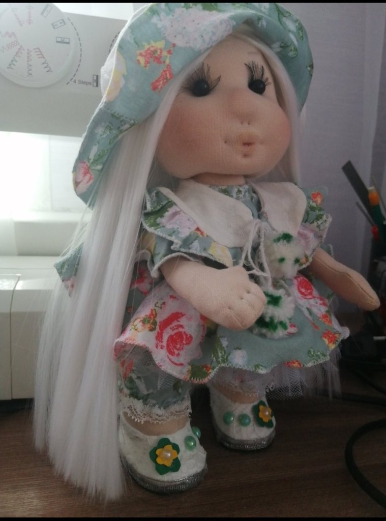 Ручная работа. Интерьерная кукла