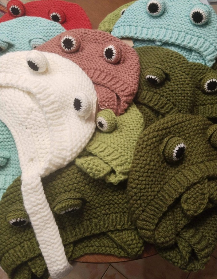 Шапка Лягушка