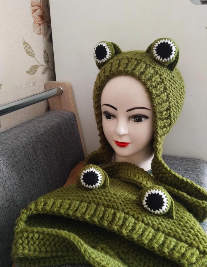 Шапка Лягушка