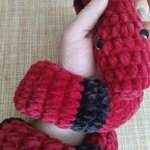 Змея плюшевая