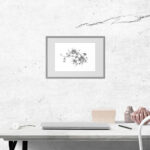 Графическая картина «Орхидея»