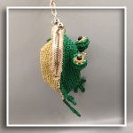 Кошелёк Лягушка из полиэфирного шнура