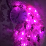 Часы Жар Птица со светящимся хвостом